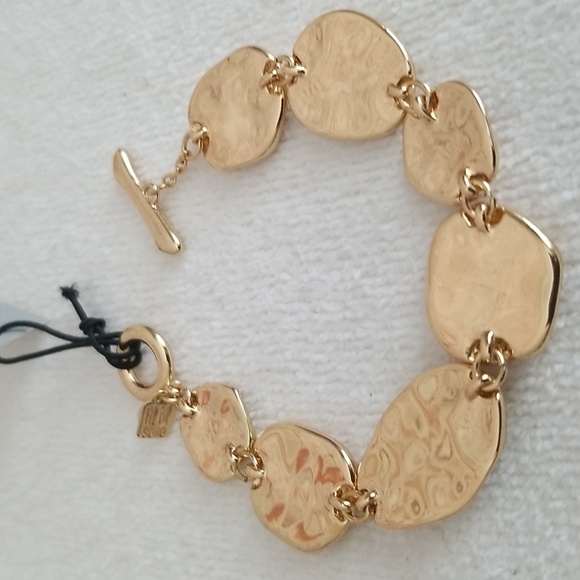 New Robert Lee Morris Soho Sculpted Link Bracelet - Picture 3 of 7